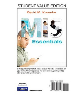 MIS Essentials, Student Value Edition|David Kroenke