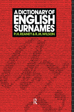 A Dictionary of English Surnames|P. H. Reaney