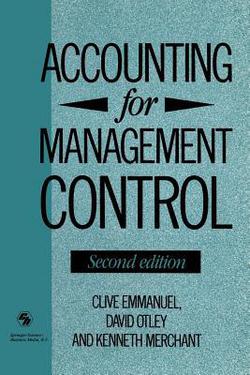 Accounting for Management Control|David Otley and Kenneth Clive Emmanuel