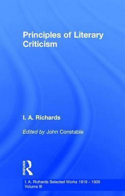 Principles of Literary Criticism V3|John Constable