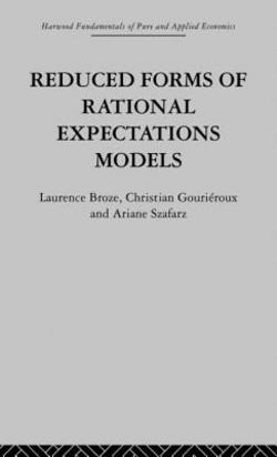 Reduced Forms of Rational Expectations Models|L. Broze