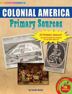 Colonial America Primary Sources Pack|Gallopade International