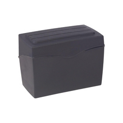 Staples 4 X 6 Index Card File, Black (36939)