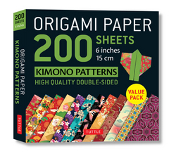 Origami Paper 200 Sheets Kimono Patterns 6 (15 CM)|Tuttle Studio