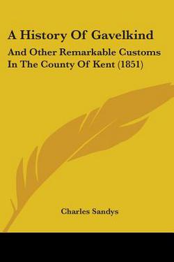 A History Of Gavelkind|Charles Sandys