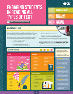 Engaging Students in Reading All Types of Text (Quick Reference Guide)|Pam Allyn