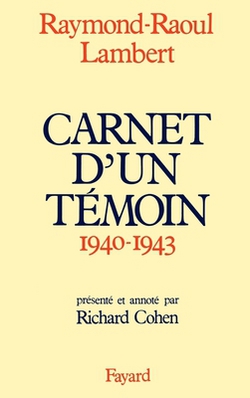 Carnets d'un témoin (1940-1943)|Lambert-R R.