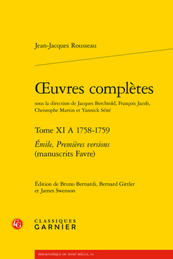 Oeuvres Completes. Tome XI a 1758-1759|Jean-Jacques Rousseau