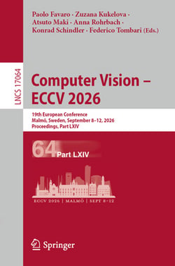 Computer Vision - Eccv 2026|Paolo Favaro