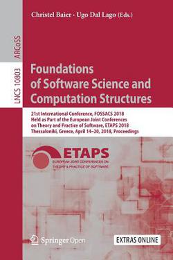 Foundations of Software Science and Computation Structures|Christel Baier