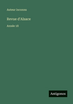Revue d'Alsace|Auteur Inconnu