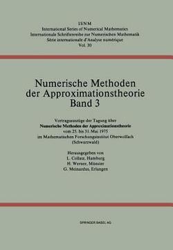 Numerische Methoden Der Approximationstheorie/Numerical Methods of Approximation Theory|Meinardus