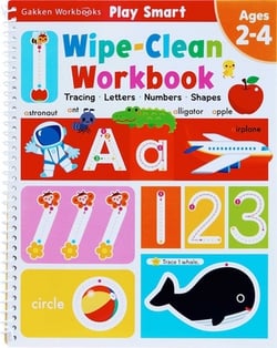 Play Smart Wipe-Clean Workbook|Gakken Early Childhood Experts