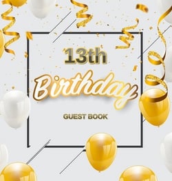 13th Birthday Guest Book|Luis Lukesun