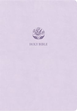 KJV Large Print Compact Reference Bible, Lavender Leathertouch|Holman Bible Publishers