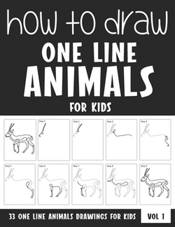How to Draw One Line Animals for Kids|Sonia Rai